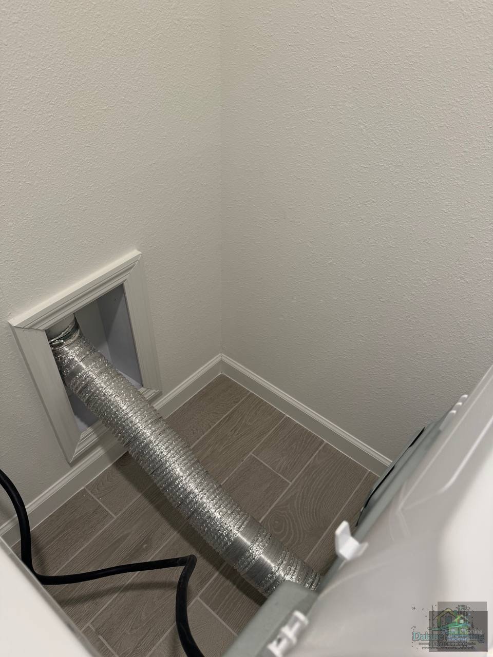 Laundry area after cleaning